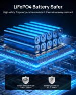 Portable Power Station 300W (600W Surge), 192Wh (60,000mAh) Solar Generator, LiFeP04 Battery with AC Outlets, 5.7LB Power Bank for Camping, Traveling, Home & Emergency (Solar...