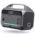 Portable Power Station 300W (600W Surge), 192Wh (60,000mAh) Solar Generator, LiFeP04 Battery with AC Outlets, 5.7LB Power Bank for Camping, Traveling, Home & Emergency (Solar...