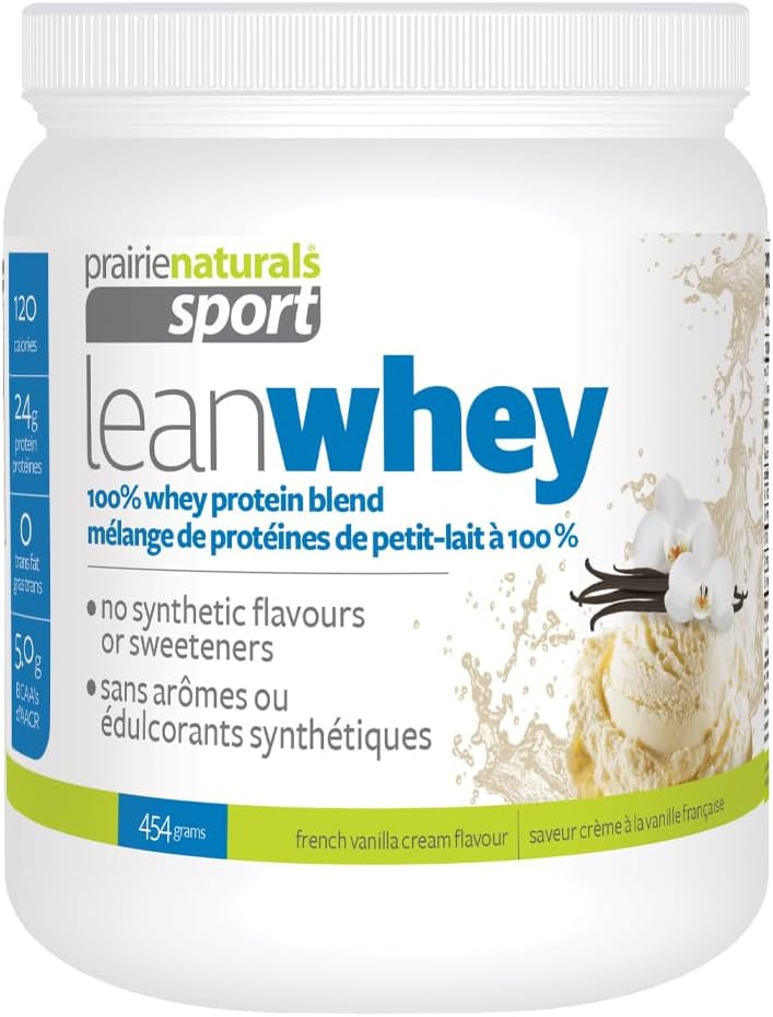 Prairie Naturals Lean Whey Protein Vanilla Cream Powder, 454 Gram