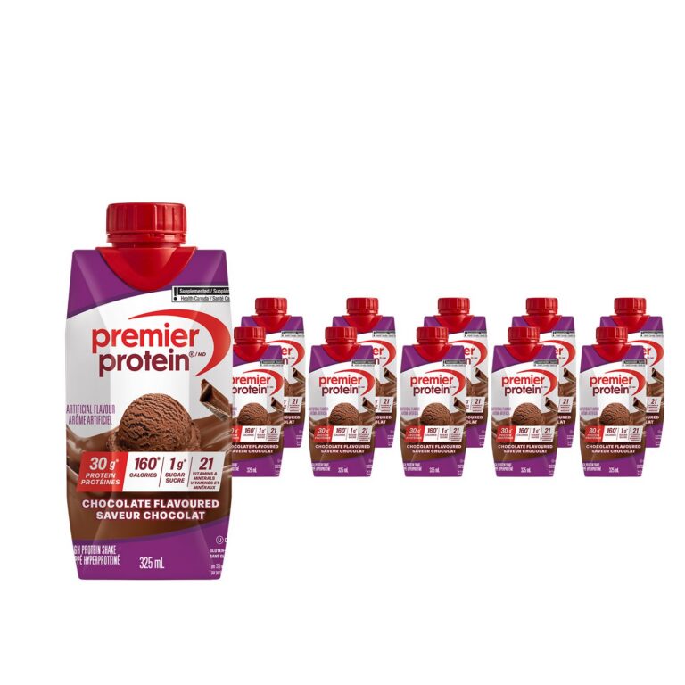 Premier Protein Protein Shake, Chocolate, 30g Protein, 1g Sugar, 11 fl oz Pack of 10