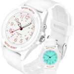 PROKING Waterproof Nurse Watch for Medical Professionals,Women Men, 24 Hour with Second Hand, Night Light, Military Time Easy to Read Dial, Soft and Breathable Silicone Band