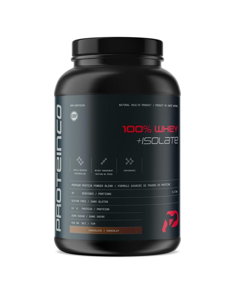 ProteinCo | 100% Whey + Iso | 24g Protein | 3.3 Lbs | MCT | Keto-Friendly & Sugar Free | Chocolate