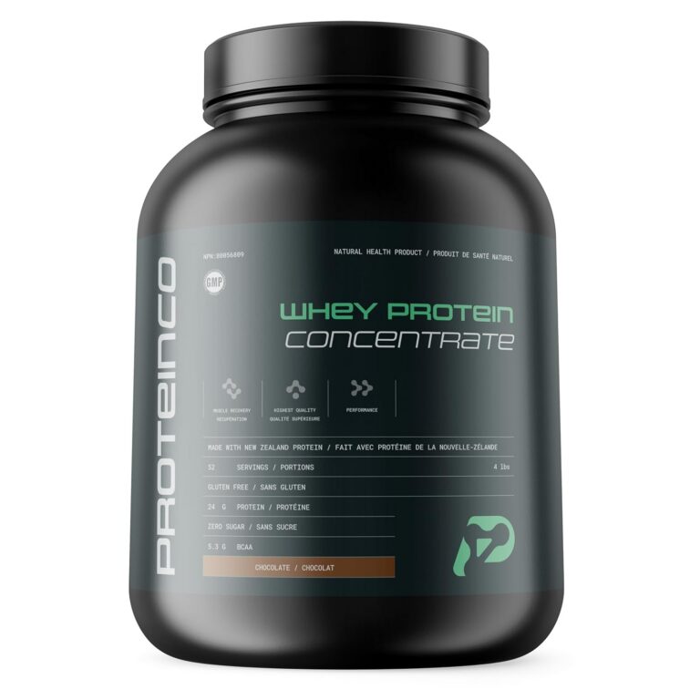 ProteinCo | Pure Grass-fed Whey Protein Powder Concentrate | 24 g per seving | Gluten Free | Low-Fat & Low-Calorie | 4 Lbs (Chocolate)