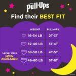 Pull-Ups Girls' Night-Time Potty Training Pants, Size 4T-5T Overnight Training Underwear (38-50 lbs), 92 Ct