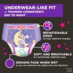 Pull-Ups Girls' Night-Time Potty Training Pants, Size 4T-5T Overnight Training Underwear (38-50 lbs), 92 Ct