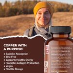 Pure Lab Vitamins Copper Glycinate 1mg - 60 Vegi-caps