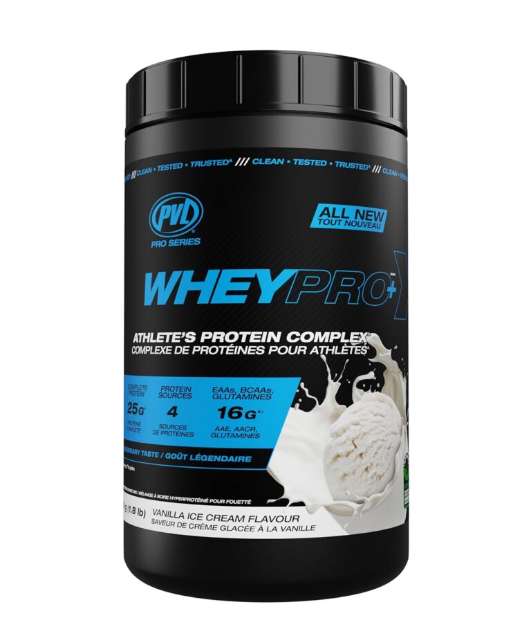 PVL Pro Series Whey Pro+ | Athlete's Protein Complex | 4 Stage Complete Protein Shake (840g, Vanilla Ice Cream)