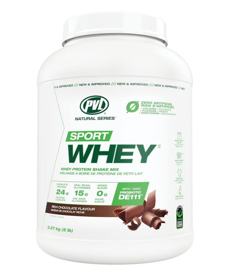 PVL Sport Whey – Clean 100% Whey Protein Powder Protein Shake (2.27 kg, Rich Chocolate)