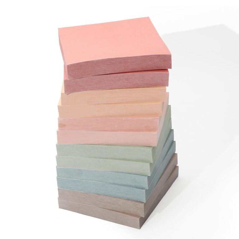 QILIMA Sticky Notes (1200pcs) - Pastel Colors Aesthetic Set 3 x 3in, Self-Stick Note Pads, Colorful & Premium Quality Sticky Notes for Office, School and Home