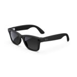 Ray-Ban Meta Glasses, Wayfarer Large, Shiny Black/Clear