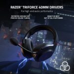 Razer Barracuda X Wireless Gaming & Mobile Headset (PC, PlayStation, Switch, Android, iOS): 2022 Model - 2.4GHz Wireless + Bluetooth - Lightweight 250g - 40mm Drivers - 50 Hr...