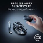 Razer Basilisk V3 X HyperSpeed Wireless Gaming Mouse: Up to 285 Hr Battery - 18K Optical Sensor - Mechanical Switches - Chroma RGB - 9 Programmable Controls - Black