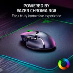 Razer Basilisk V3 X HyperSpeed Wireless Gaming Mouse: Up to 285 Hr Battery - 18K Optical Sensor - Mechanical Switches - Chroma RGB - 9 Programmable Controls - Black