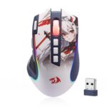 Redragon M612 Predator RGB Gaming Mouse, 8000 DPI Wired Optical Mouse with 11 Programmable Buttons & 5 Backlit Modes, Software Supports DIY Keybinds Rapid Fire Button