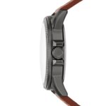 Relic Men's Jackson Strap Three-Hand Date Brown Leather Watch