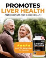 RENEW ACTIVES Turmeric Curcumin – Ultra Potent 95% Curcuminoids with BioPerine Black Pepper for Maximum Absorption – Supports Joint Health, Mobility, Digestion & Liver – Made in...