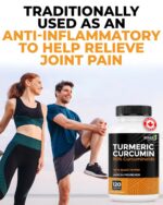 RENEW ACTIVES Turmeric Curcumin – Ultra Potent 95% Curcuminoids with BioPerine Black Pepper for Maximum Absorption – Supports Joint Health, Mobility, Digestion & Liver – Made in...