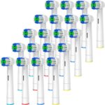 Replacement Toothbrush Heads Compatible with Oral B Braun, 20 Pcs Professional Electric Toothbrush Heads Brush Heads for Oral B Replacement Heads Refill Pro...