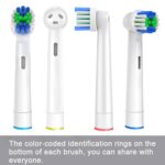 Replacement Toothbrush Heads Compatible with Oral B Braun, 20 Pcs Professional Electric Toothbrush Heads Brush Heads for Oral B Replacement Heads Refill Pro...