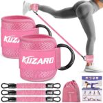 Resistance Bands with Ankle Straps, Ankle Weights Bands for Working Out, Exercise Band for Women Leg and Glute, Booty Workout Equipment for Kickbacks,Butt and Hip Training, Home...