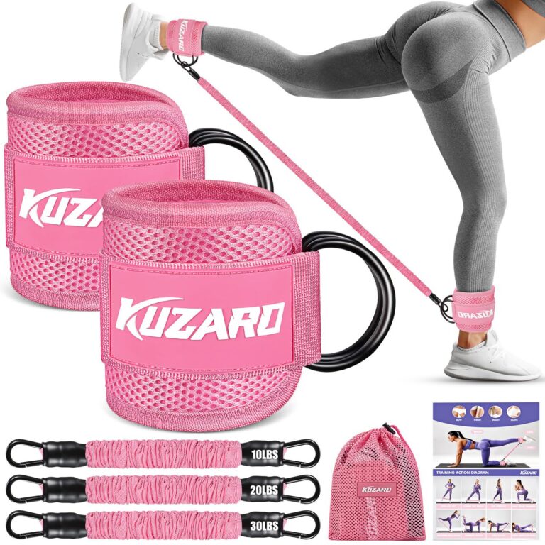 Resistance Bands with Ankle Straps, Ankle Weights Bands for Working Out, Exercise Band for Women Leg and Glute, Booty Workout Equipment for Kickbacks,Butt and Hip Training, Home...