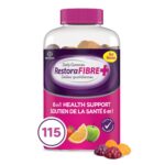 RestoraLAX RestoraFIBRE+ 6 in 1 Daily Prebiotic Fibre Supplement Gummies for Adults, Supports Health Benefits, including Regularity, Gentle Constipation Relief & Healthy Immune...