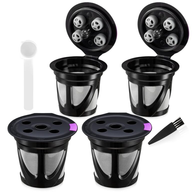 Reusable K Cups Compatible for Keurig Supreme and K-Supreme Plus, Refillable Kcup for Keurig Supreme Coffee Maker - MultiStream Coffee Pods Filter (4 Pack)