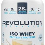 Revolution Nutrition, Iso Whey, Protein Powder, 100% Isolate, Premium Formula, Gluten Free, Low Carb, Promoting Lean Muscle Growth in Men & Women, 28g Of Protein Per Scoop,...