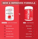 Revolution Nutrition, Splash Clear Isolate Protein, 100% Clear Whey Isolate Powder, Juice-Type, Candy Flavour, Collagen, 24g of Protein Per Scoop, Zero Sugar, Zero Carb, 667g,...