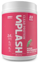 Revolution Nutrition, Splash Clear Isolate Protein, 100% Clear Whey Isolate Powder, Juice-Type, Candy Flavour, Collagen, 24g of Protein Per Scoop, Zero Sugar, Zero Carb, 667g,...