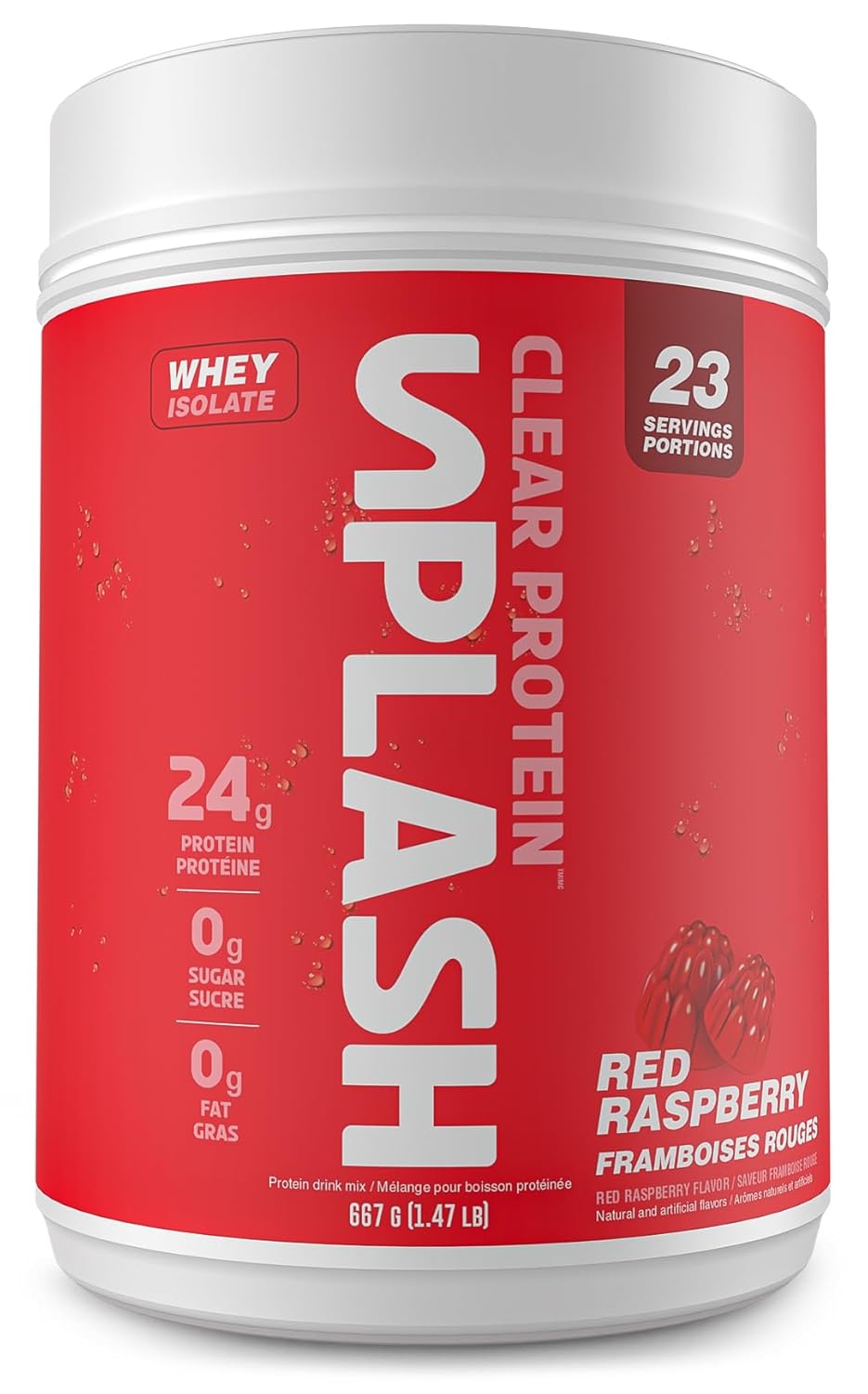 Revolution Nutrition, Splash Clear Isolate Protein, 100% Clear Whey Isolate Powder, Juice-Type, Candy Flavour, Collagen, 24g of Protein Per Scoop, Zero Sugar, Zero Carb, 667g,... Revolution Nutrition, Splash Clear Isolate Protein, 100% Clear Whey Isolate Powder, Juice-Type, Candy Flavour, Collagen, 24g of Protein Per Scoop, Zero Sugar, Zero Carb, 667g,...
