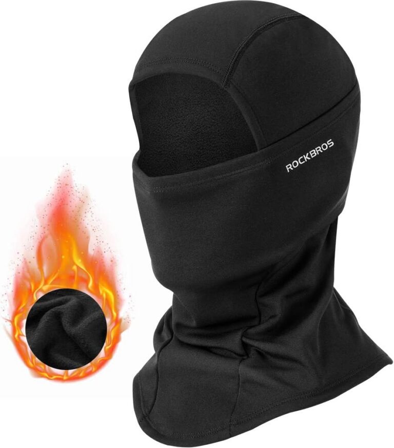 ROCKBROS Men's Balaclava Windproof Ski Mask Cold Weather Balaclava Mask Winter Thermal Hood for Skiing Cycling Helmet