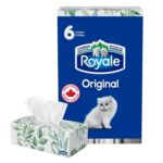 Royale Original 2 Ply Facial Tissue, 6 Tissue Boxes, 126 Tissues per Box