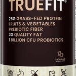 RSP TrueFit - Grass Fed Lean Meal Replacement Protein Shake, All Natural Whey Protein Powder with Fiber & Probiotics, Non-GMO, Gluten-Free & No Artificial Sweeteners, 2.16 LB...
