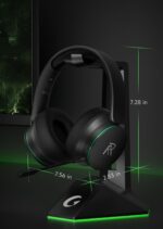 RYR Wireless Gaming Headset for Xbox Series X|S, Xbox One, PS5, PS4, Mac, Bluetooth 5.3, 3D Surround Sound, Rotatable Earmuffs, Gaming Headphones with Noise Canceling...