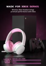 RYR Wireless Gaming Headset for Xbox Series X|S, Xbox One, PS5, PS4, Mac, Bluetooth 5.3, 3D Surround Sound, Rotatable Earmuffs, Gaming Headphones with Noise Canceling...