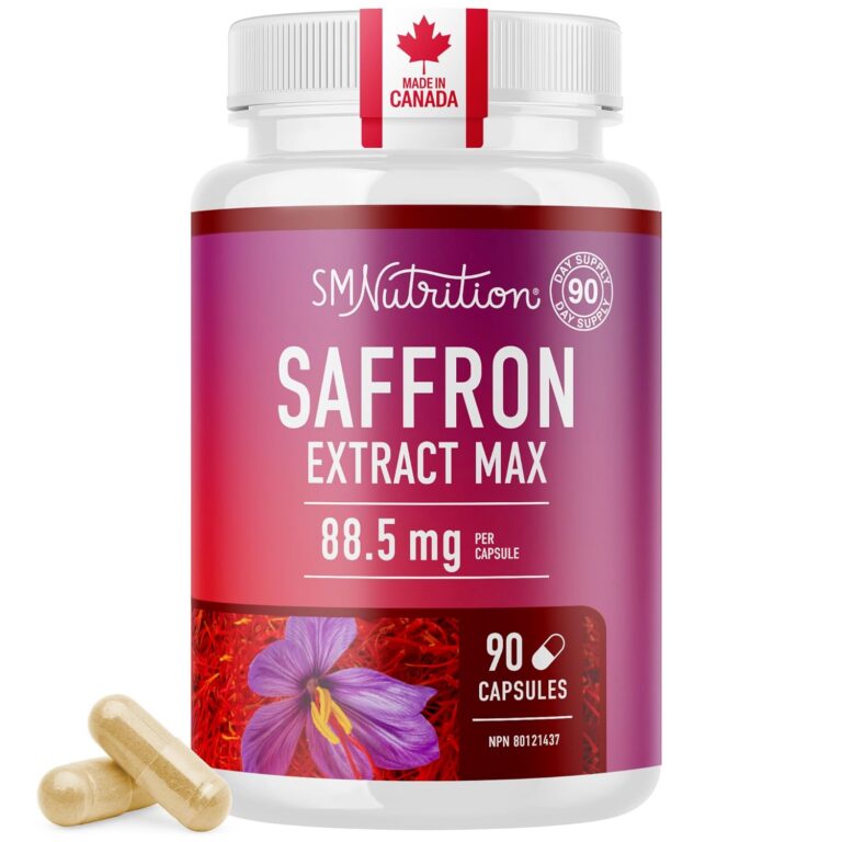 Saffron Extract Supplement 88.5mg | 90 Capsules | 100% Saffron Supplements for Men and Women | Powerful 3:1 Extract Ratio for Antioxidant Support | Gluten-Free, Non-GMO,...