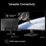 SANSUI Monitor 27 inch 120Hz 1080P Computer Monitor FHD, HDMI Ports 110% sRGB HDR Tilt Adjustable/VESA Compatible, for Game and Office (HDMI Cable Included)