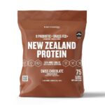 Schinoussa Super Foods New Zealand Whey Protein Isolate| 25g Protein| 0g Of Sugar| 1g Of Carbs (Swiss Chocolate, 2.3 kg (Pack of 1)