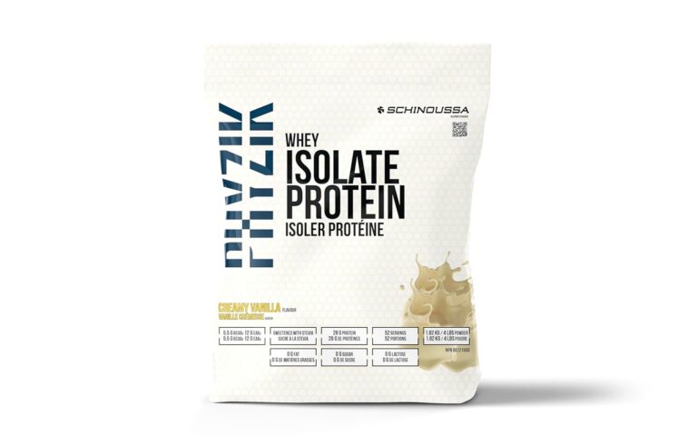Schinoussa Super Foods New Zealand Whey Protein Isolate Phyzik | 28g Protein | 0g Of Sugar | 0g Of Carbs | 112 Calories (Creamy Vanilla, 1.82kg (Pack of 1))