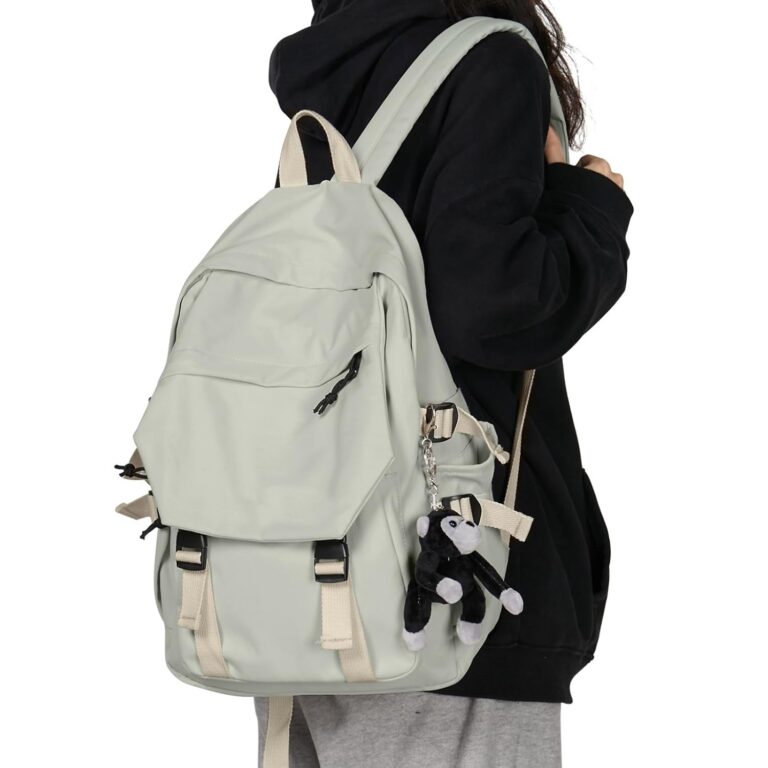 School Backpack for Women Men College High School Bags for Boys Girls Casual Daypack Laptop Backpack Waterproof Black Bookbag Travel Rucksack