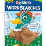 School Zone - My First Word Searches Workbook - Ages 5 to 7, Kindergarten to 1st Grade, Activity Pad, Search & Find, Word Puzzles, and More (School Zone Little Busy Book™ Series)