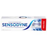 Sensodyne Whitening & Tartar toothpaste, Strengthens Protects and Whitens Sensitive Teeth, 135 mL (Packaging May Vary)