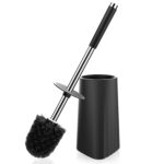 SetSail Toilet Brush, Compact Size Toilet Bowl Brush and Holder Toilet Brushes for Bathroom with Stainless Steel Handle Toilet Cleaner Brush with Durable Scrubbing Bristles,...