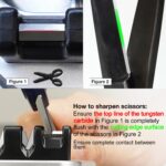 SHARPAL 191H Knife & Scissors Sharpener, Kitchen Chef Sharpening Tool for Straight and Serrated Knives – Repairs, Restores, and Sharpens Blades