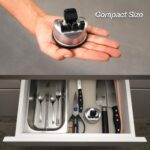 SHARPAL 191H Knife & Scissors Sharpener, Kitchen Chef Sharpening Tool for Straight and Serrated Knives – Repairs, Restores, and Sharpens Blades