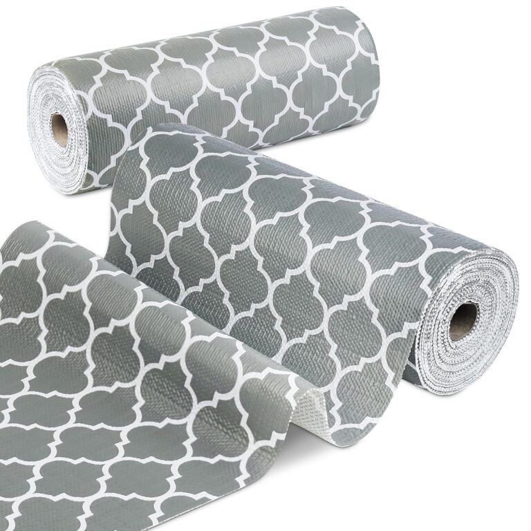 Shelf Liner for Kitchen Cabinets Non-Adhesive 12in X 10FT Cabinet Liners for Shelves Waterproof Thick Strong Grip Non Slip Drawer Liner Contact Paper for Cupboard Easy to...