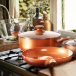 SHEUMNT Nonstick Cookware Set 11 Piece, Oven Broiler Safe 350F, Pots and Pans, Kitchen Cooking Set Fry Pans, Saucepans, Saute Pan, Kitchen, Home, Dishwasher Safe