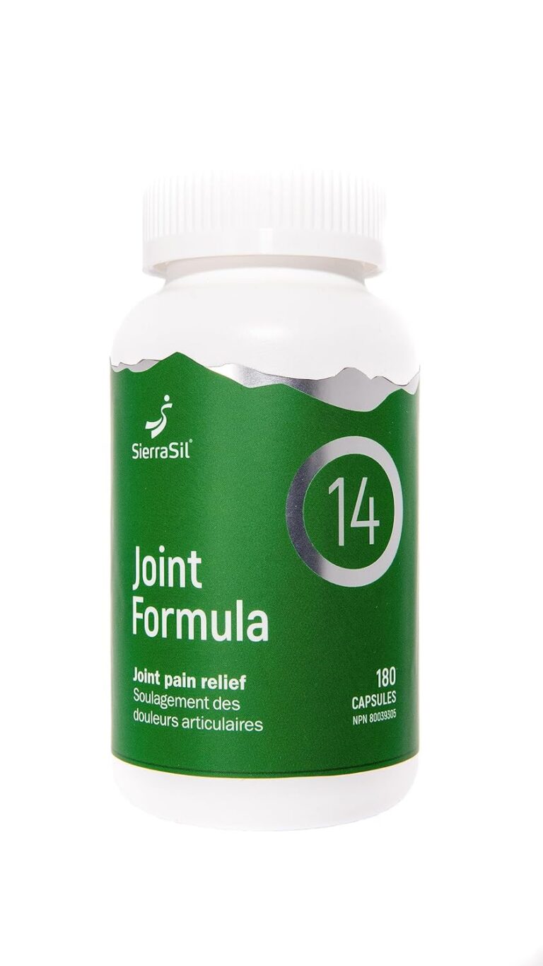 SIERRASIL® JOINT FORMULA 14™ – Joint Pain Relief, Made in Canada, NPN80039305, Supports Joint Health, Cartilage & Muscle Function, Easy to Digest, Vegan, Gluten Free and...