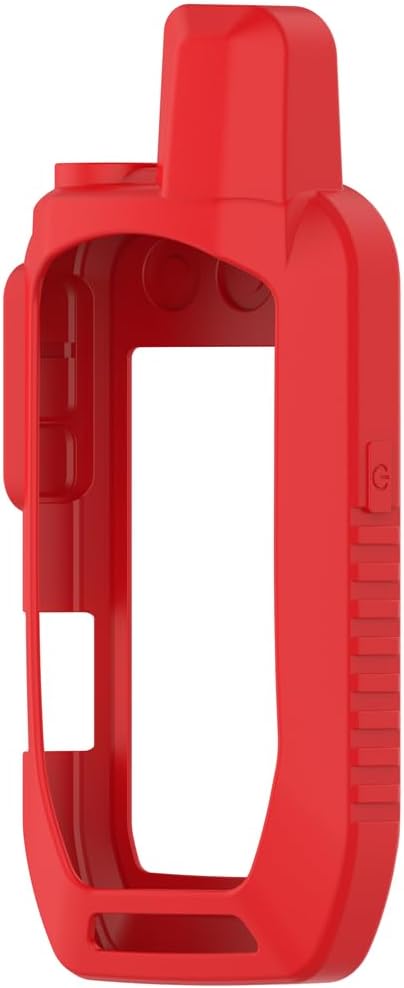 Silicone Protective Case Cover For Garmin Alpha 300i 200i,Soft Shell Skin Dust-proof Dhock-resistant Protection (Red)